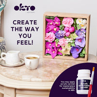 OKTO Sensory Art kleiset Flowers Inspiratie, 21 × 21 cm – afbeelding 6