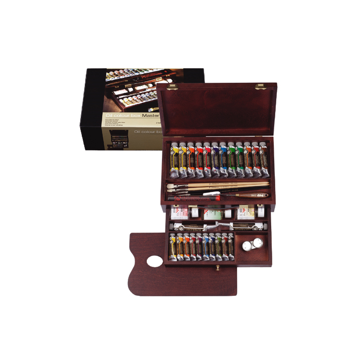 Rembrandt olieverfset Master in kist, 24 kleuren