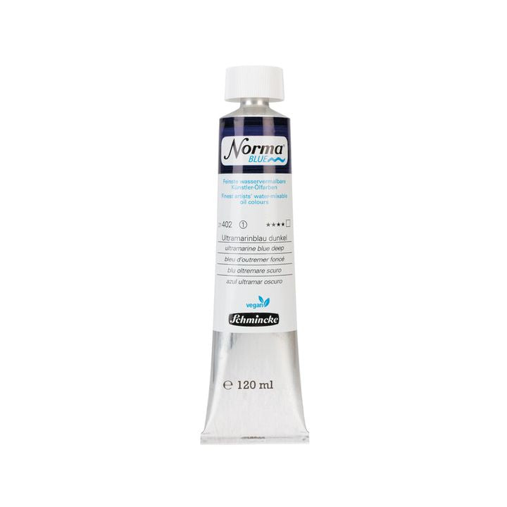 Schmincke Norma Blue watervermengbare olieverf, tube 120 ml – afbeelding 5