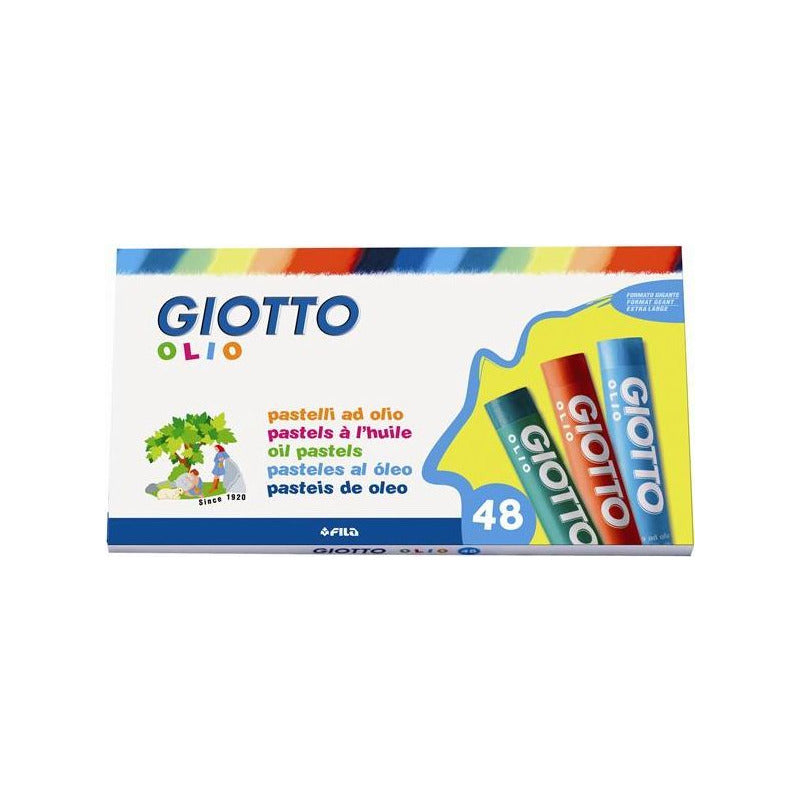 GIOTTO Olio oliepastels, set van 48 kleuren