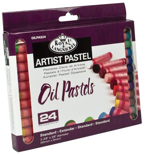 Royal & Langnickel oliepastels, set van 24 kleuren