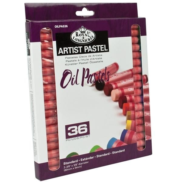 Royal & Langnickel oliepastels, set van 36 kleuren