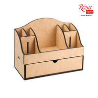 Rosa Talent MDF-organizer in commodevorm met 1 lade, 30 × 15 × 23 cm