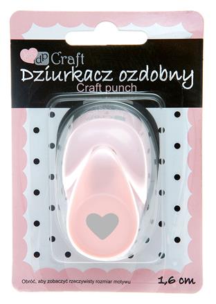 Figuurpons DP Craft 1,6 cm – hart of kat