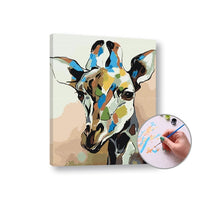Paint by Numbers Giraffe – Low Difficulty | various sizes and framing options — image 1