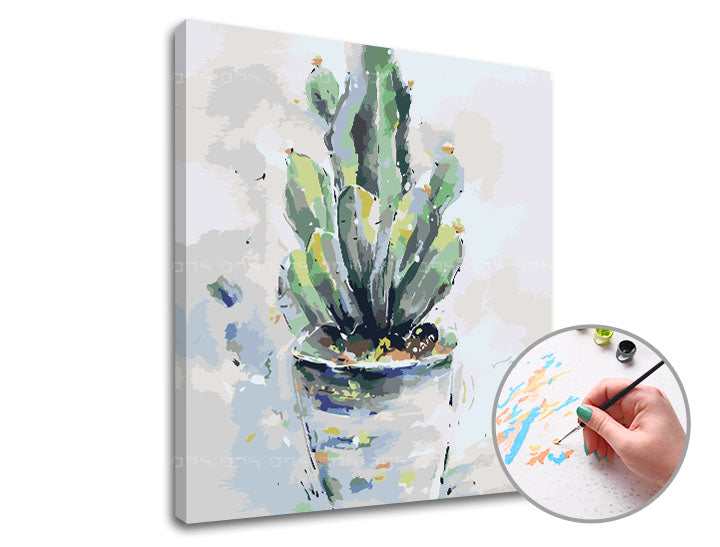 Paint by Numbers SUCULENT | Low Difficulty — image 2
