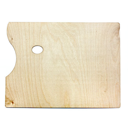 ARTMiE houten schilderspalet rechthoekig – 30 × 40 cm