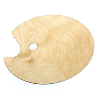 ARTMiE houten schilderspalet ovaal – 30 × 40 cm