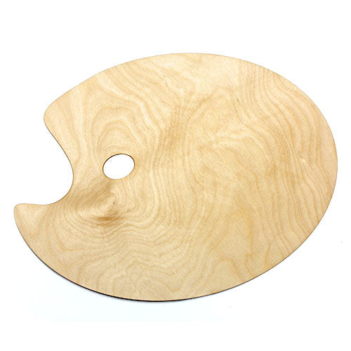 ARTMiE houten schilderspalet ovaal – 30 × 40 cm