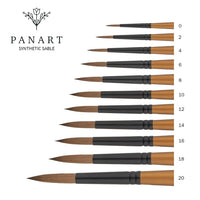 PanArt 1101 rond aquarelpenseel, marterhaarimitatie – afbeelding 2