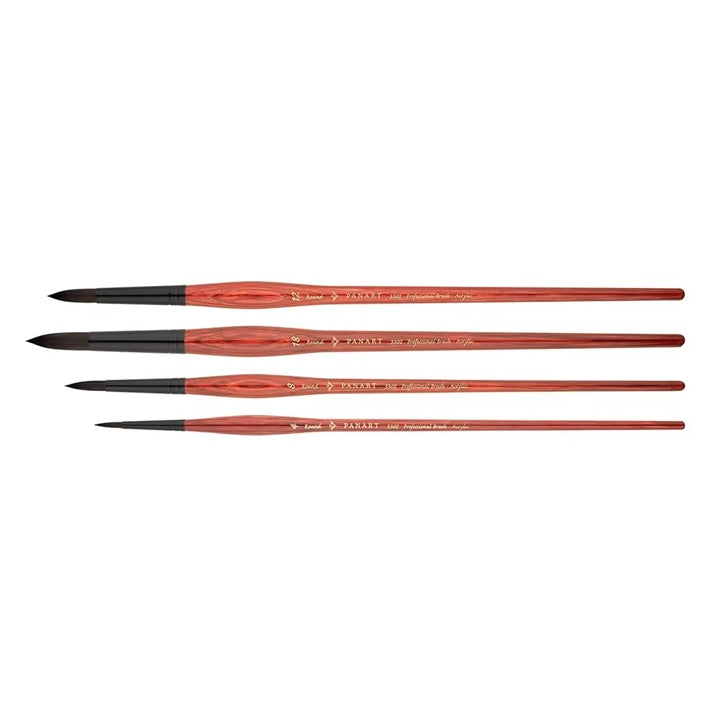PanArt 3302 rond acrylpenseel, synthetisch haar