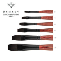 PanArt 3322 plat acrylpenseel, synthetisch haar – afbeelding 2