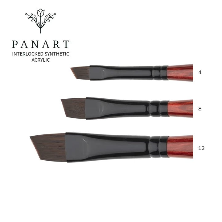 PanArt 3362 schuin acrylpenseel, synthetisch haar – afbeelding 2