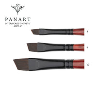 PanArt 3362 schuin acrylpenseel, synthetisch haar – afbeelding 2
