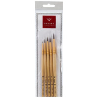 PanArt ES-01 penselenset, 5 ronde penselen – afbeelding 2