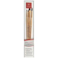 PanArt ES-03 penselenset, 2 ronde en 2 platte penselen