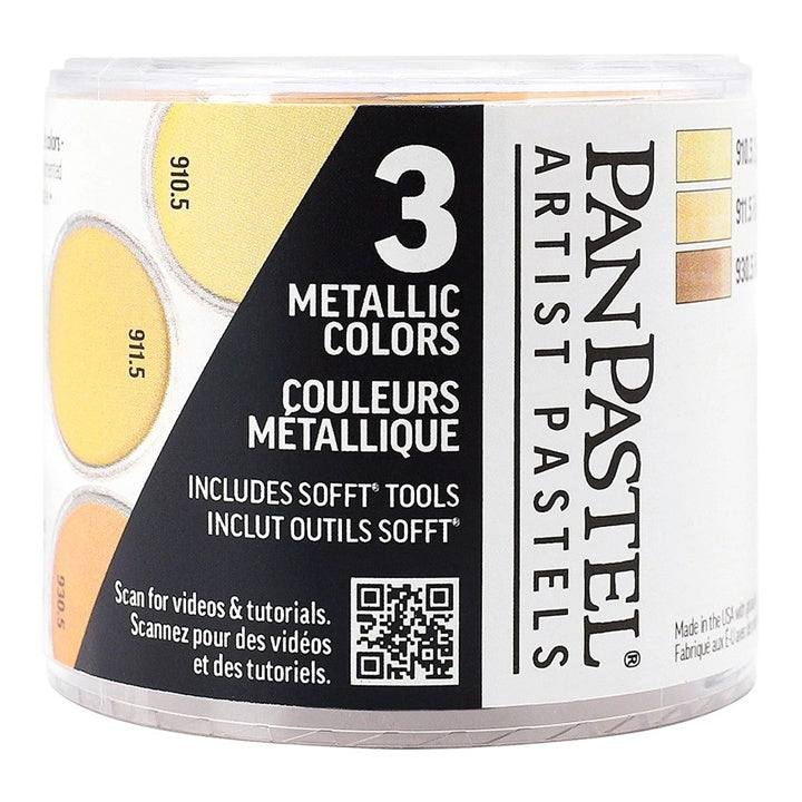 Golden PanPastel metallic softpastels, set van 3