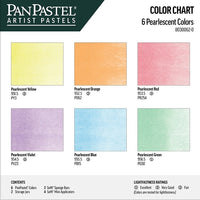 Golden PanPastel parelmoer softpastels, set van 6 – afbeelding 2