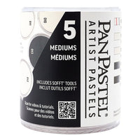 Golden PanPastel mediums, set van 5 napjes