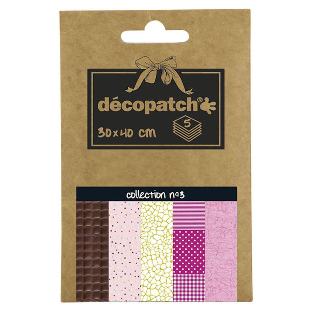 Decoupagepapier Clairefontaine Decopatch 30 × 40 cm, 5 vellen – afbeelding 3