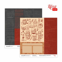 Scrapbookpapier Rosa Recipe book, 30,48 × 30,48 cm, 200 g/m² – afbeelding 3