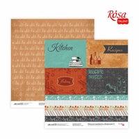 Scrapbookpapier Rosa Recipe book, 30,48 × 30,48 cm, 200 g/m² – afbeelding 6