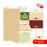 Rosa scrapbookpapier Magic roses A4, 200 g/m² – afbeelding 7