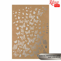 Rosa scrapbookpapier met metallic elementen A4, 225 g/m² – afbeelding 9