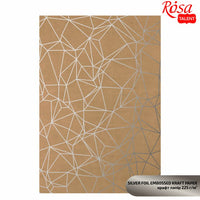 Rosa scrapbookpapier met metallic elementen A4, 225 g/m² – afbeelding 7