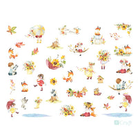 DP Craft papieren die-cuts Little Autumn, 50 stuks