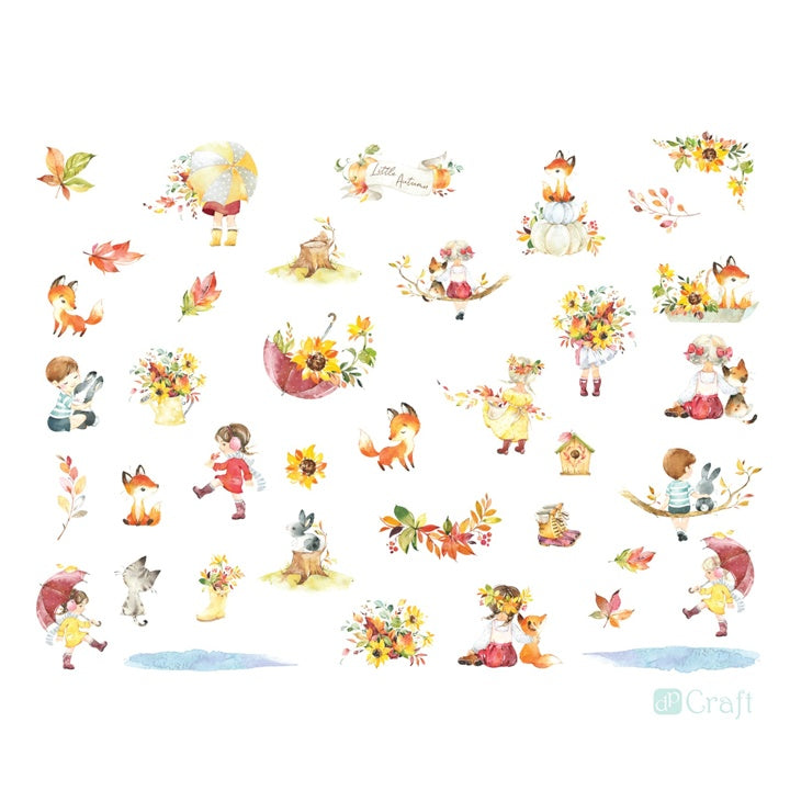 DP Craft papieren die-cuts Little Autumn, 50 stuks