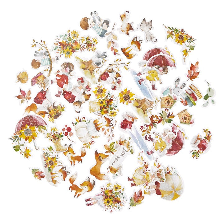 DP Craft papieren die-cuts Little Autumn, 50 stuks – afbeelding 2