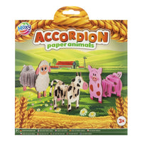 Nassau knutselset papieren boerderijdieren: schaap, koe en varken