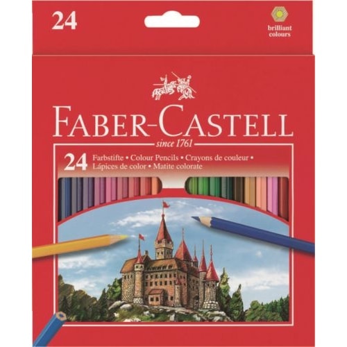 Faber-Castell kleurpotloden Castell, set 24 kleuren