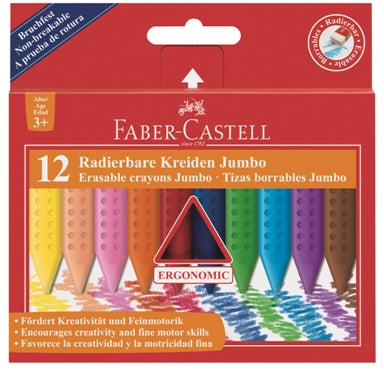 Faber-Castell Jumbo Grip kleurpotloden, set van 12
