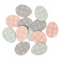 DP Craft vilten stickers paaseieren pastel, 12 stuks