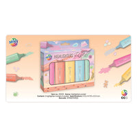 Nassau pastel markeerstiften, set van 5 stuks – afbeelding 3