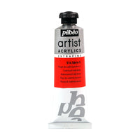 Pébéo Artist Acrylics acrylverf 37 ml – Cadmiumrood donker