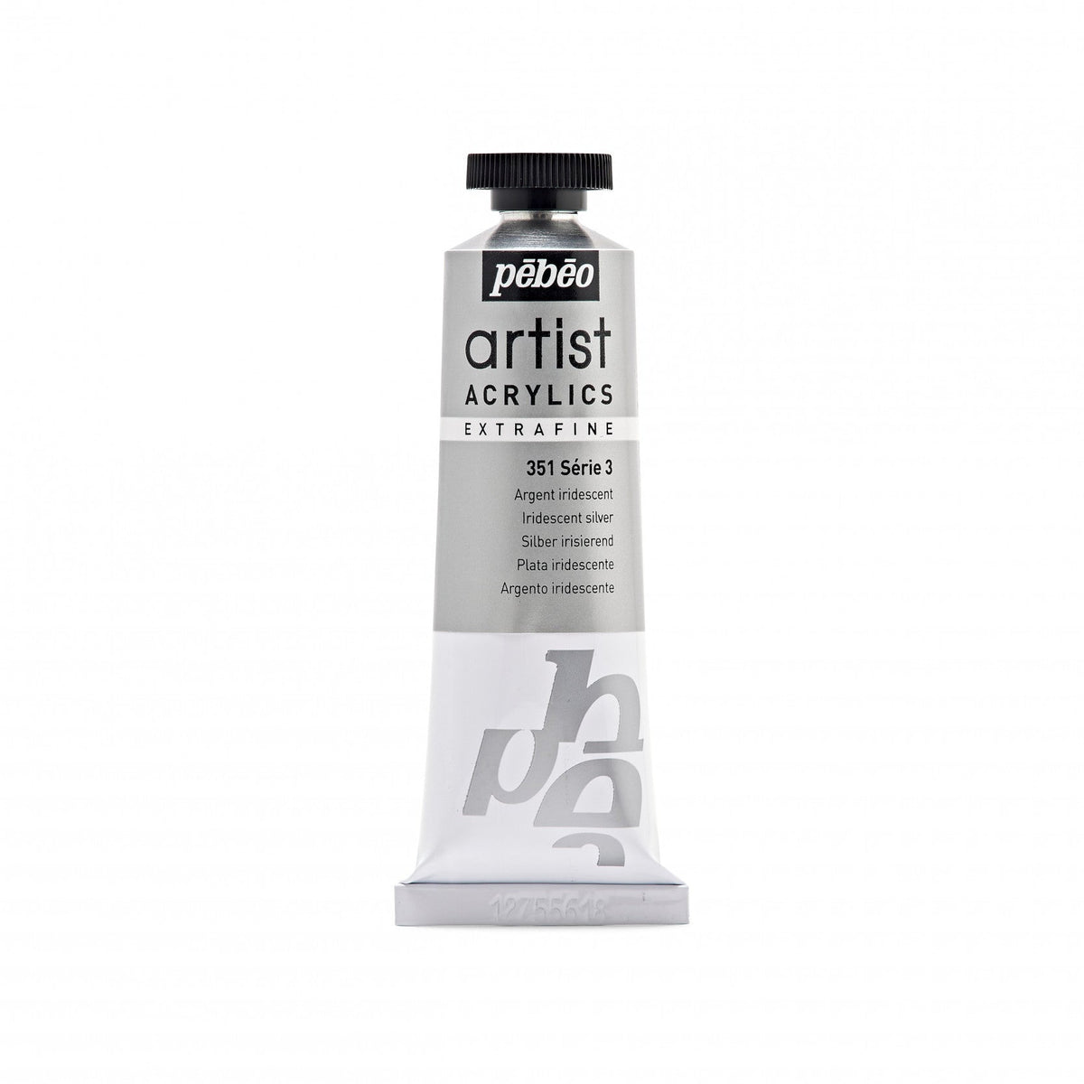 Pébéo Artist Acrylics acrylverf 37 ml – Zilver
