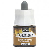 Pébéo Colorex-inkt 45 ml – vloeibare aquarelinkt – Beigebruin