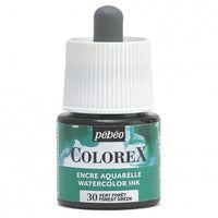 Pébéo Colorex-inkt 45 ml – vloeibare aquarelinkt – Bosgroen
