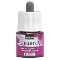 Pébéo Colorex-inkt 45 ml – vloeibare aquarelinkt – Karmijn