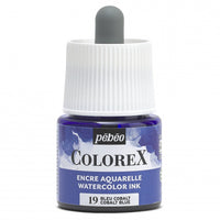 Pébéo Colorex-inkt 45 ml – vloeibare aquarelinkt – Kobaltblauw