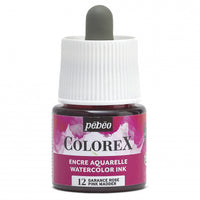 Pébéo Colorex-inkt 45 ml – vloeibare aquarelinkt – Moerbeiroze