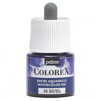 Pébéo Colorex-inkt 45 ml – vloeibare aquarelinkt – Nachtblauw
