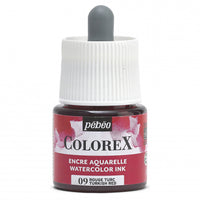Pébéo Colorex-inkt 45 ml – vloeibare aquarelinkt – Turks rood