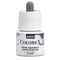 Pébéo Colorex-inkt 45 ml – vloeibare aquarelinkt – Wit