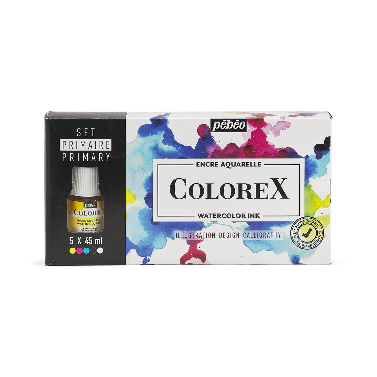 Pébéo Colorex-inkt set 5 × 45 ml