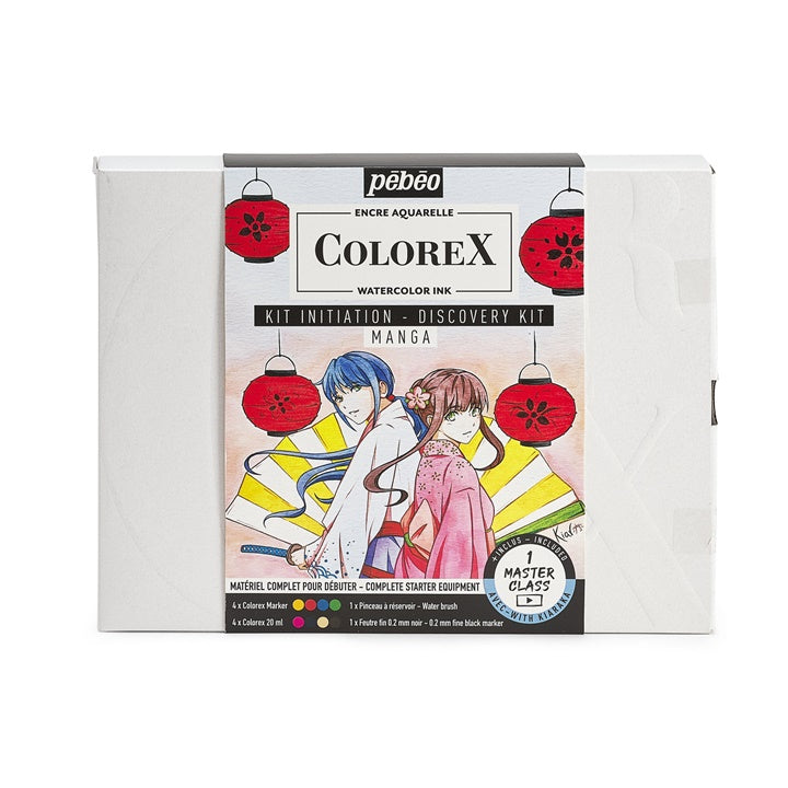 Pébéo Colorex Manga set met inkt, markers en waterpenseel