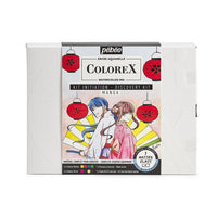 Pébéo Colorex Manga set met inkt, markers en waterpenseel